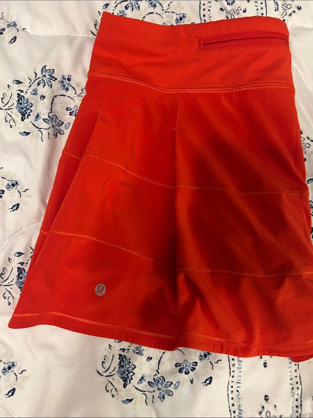 lululemon athletica Red Pace Rival Skirt- 12